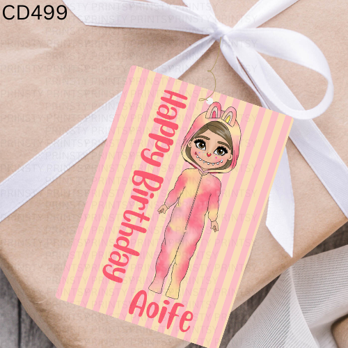 Mini Magic Monster Dolly Gift Label