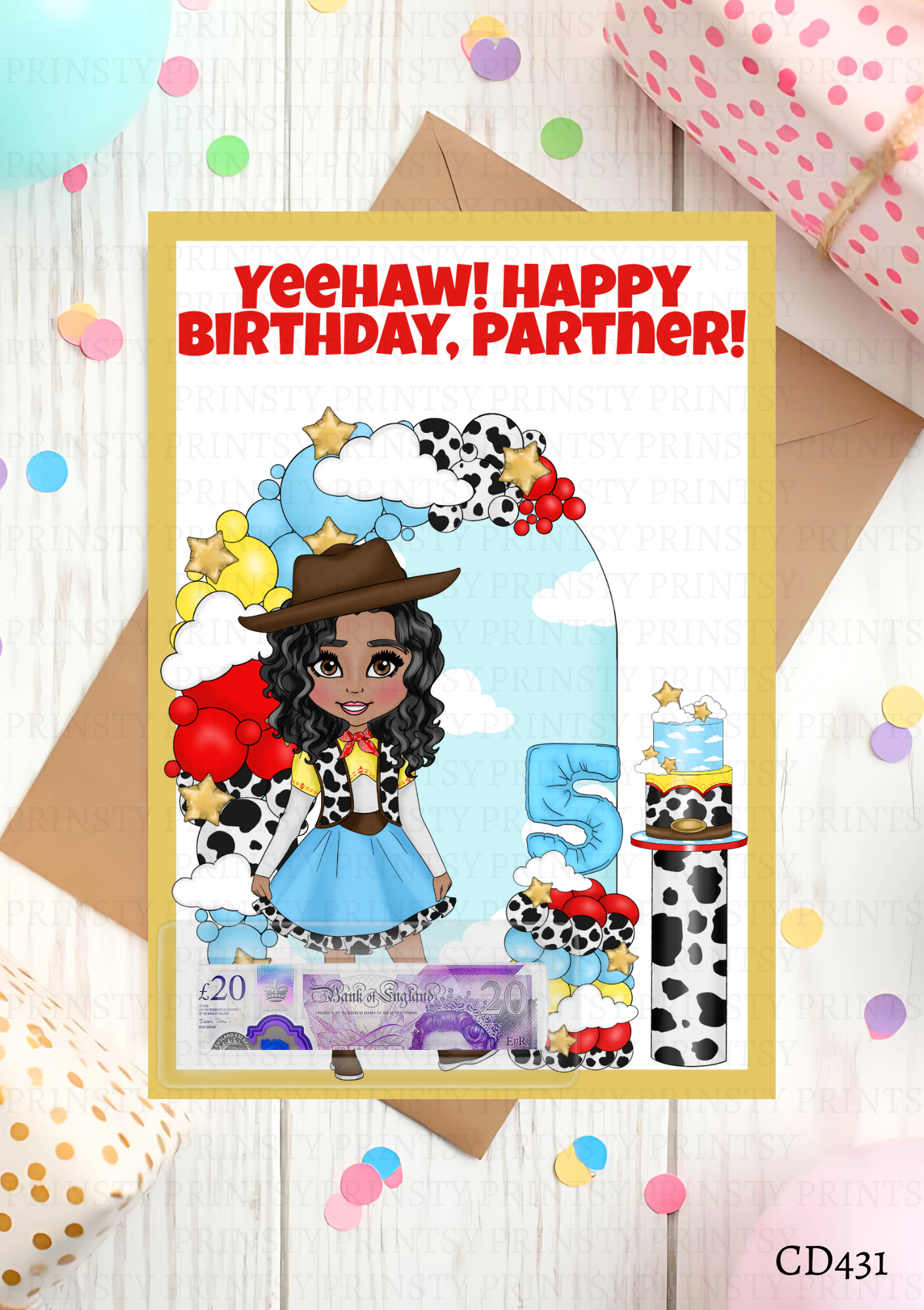 Toy Land Dolly Money Card