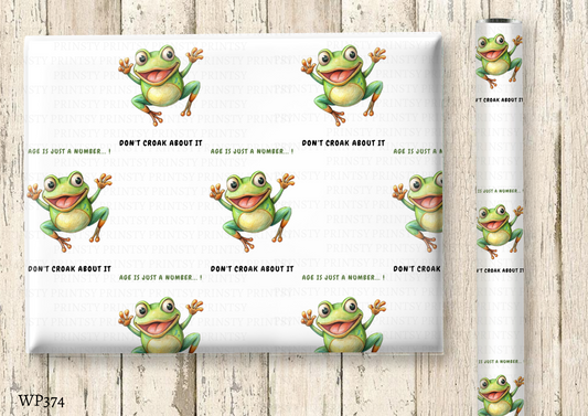 Frog Wrapping Paper