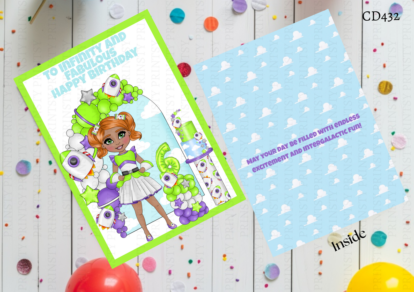 Toy Land Dolly Celebration Card