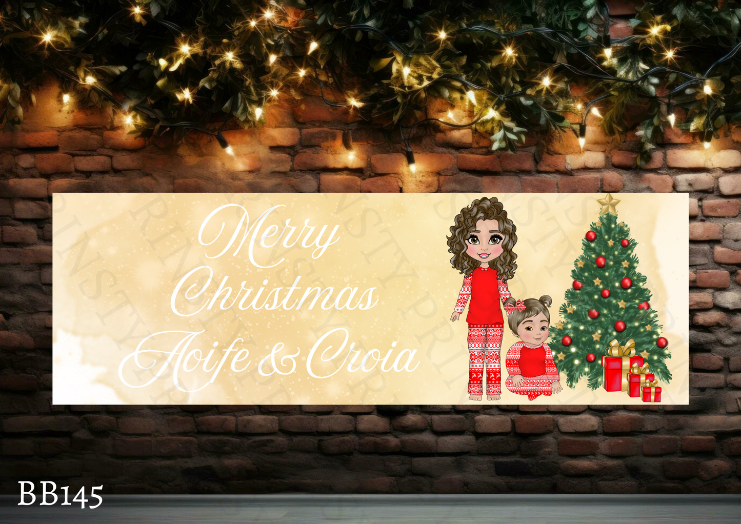 Family Christmas Banner