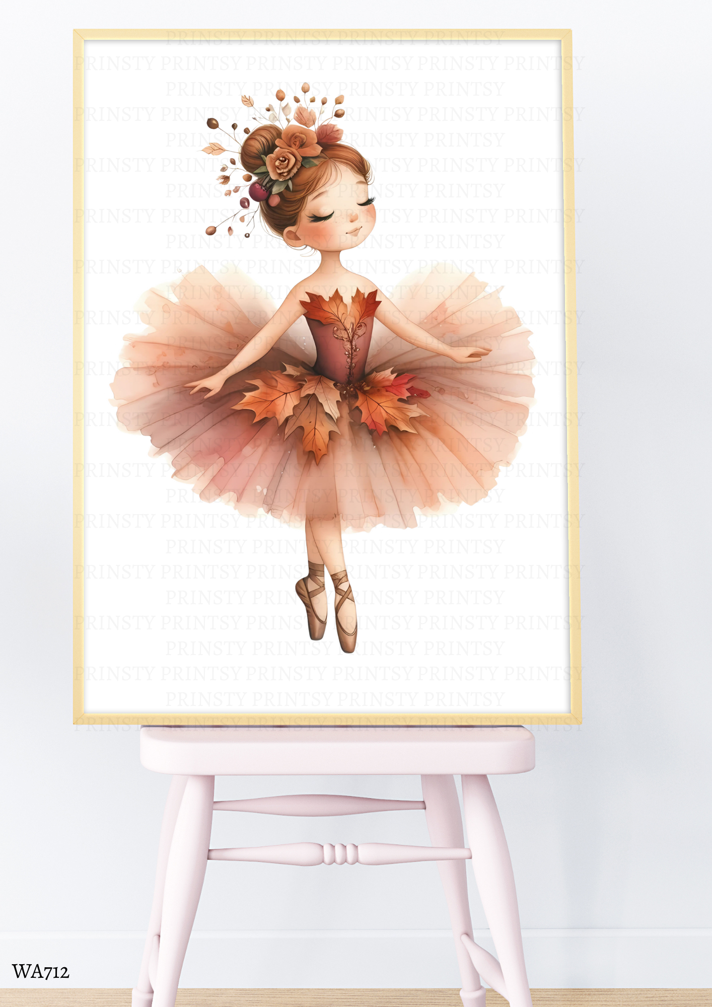 Autumn Ballerina Wall Art