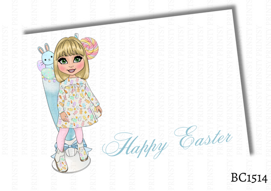 Easter Dolly Bow Card