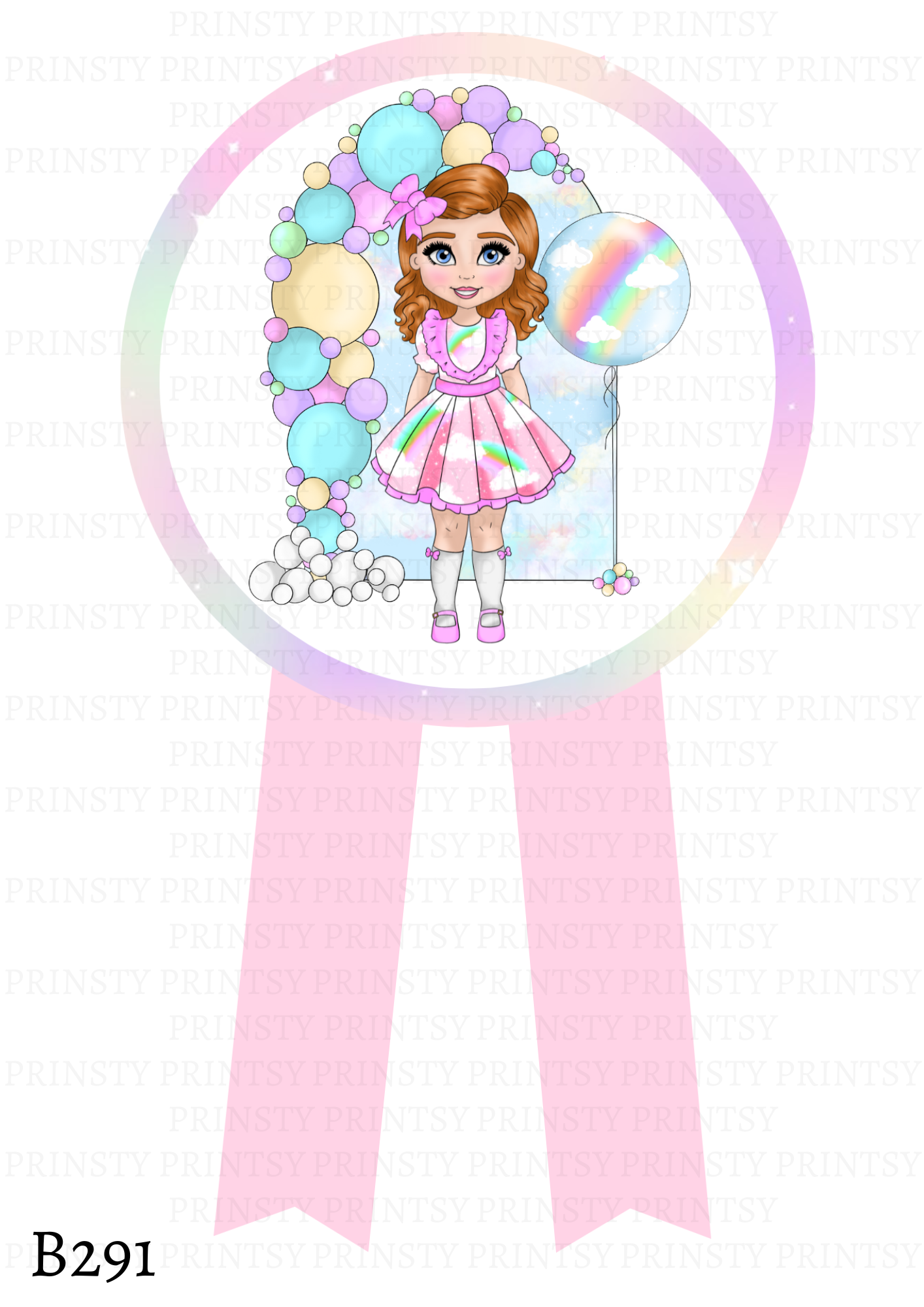 Rainbow Dolly Badge