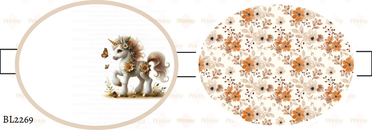 Autumn Unicorn Bow Loop