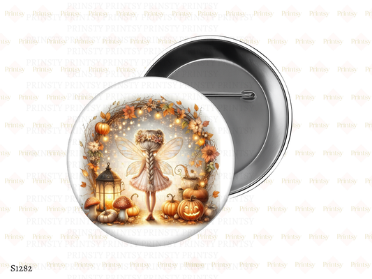 Cute Autumn Fairy BowBitz/Badges