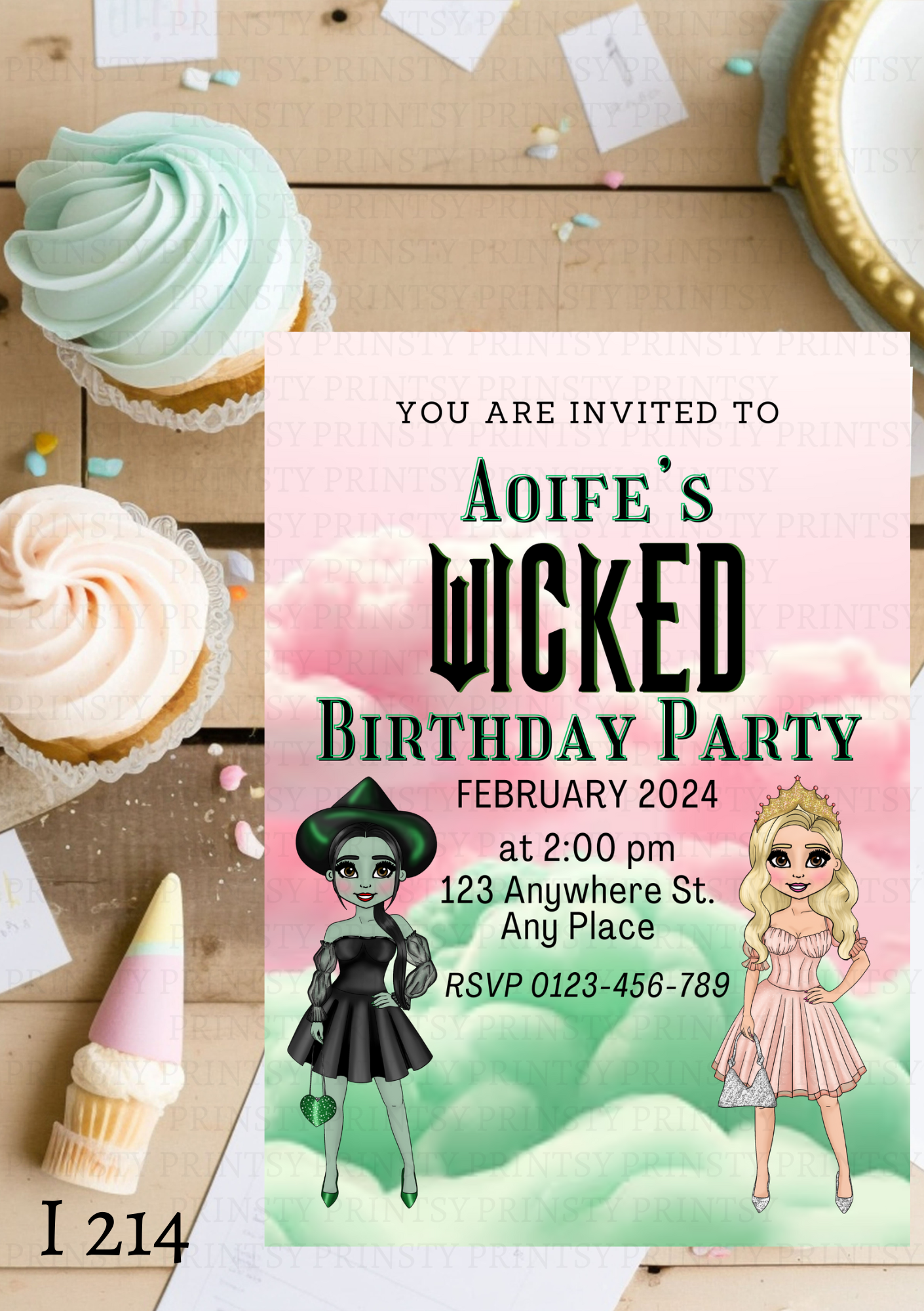 Wicked Birthday Invite