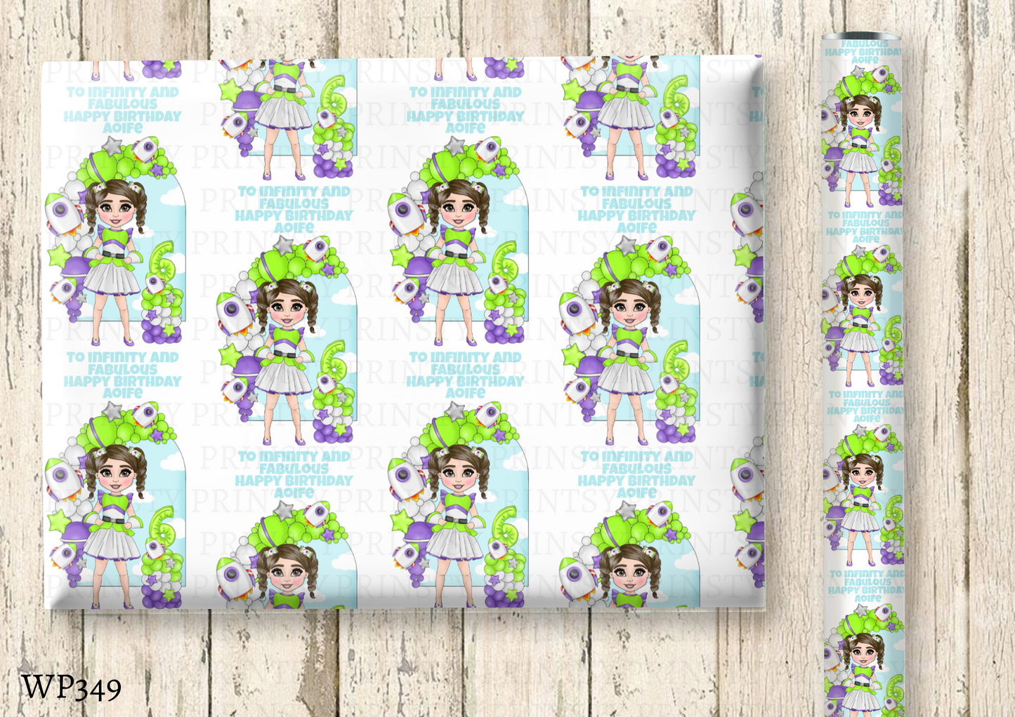 Toy Land Dolly Wrapping Paper