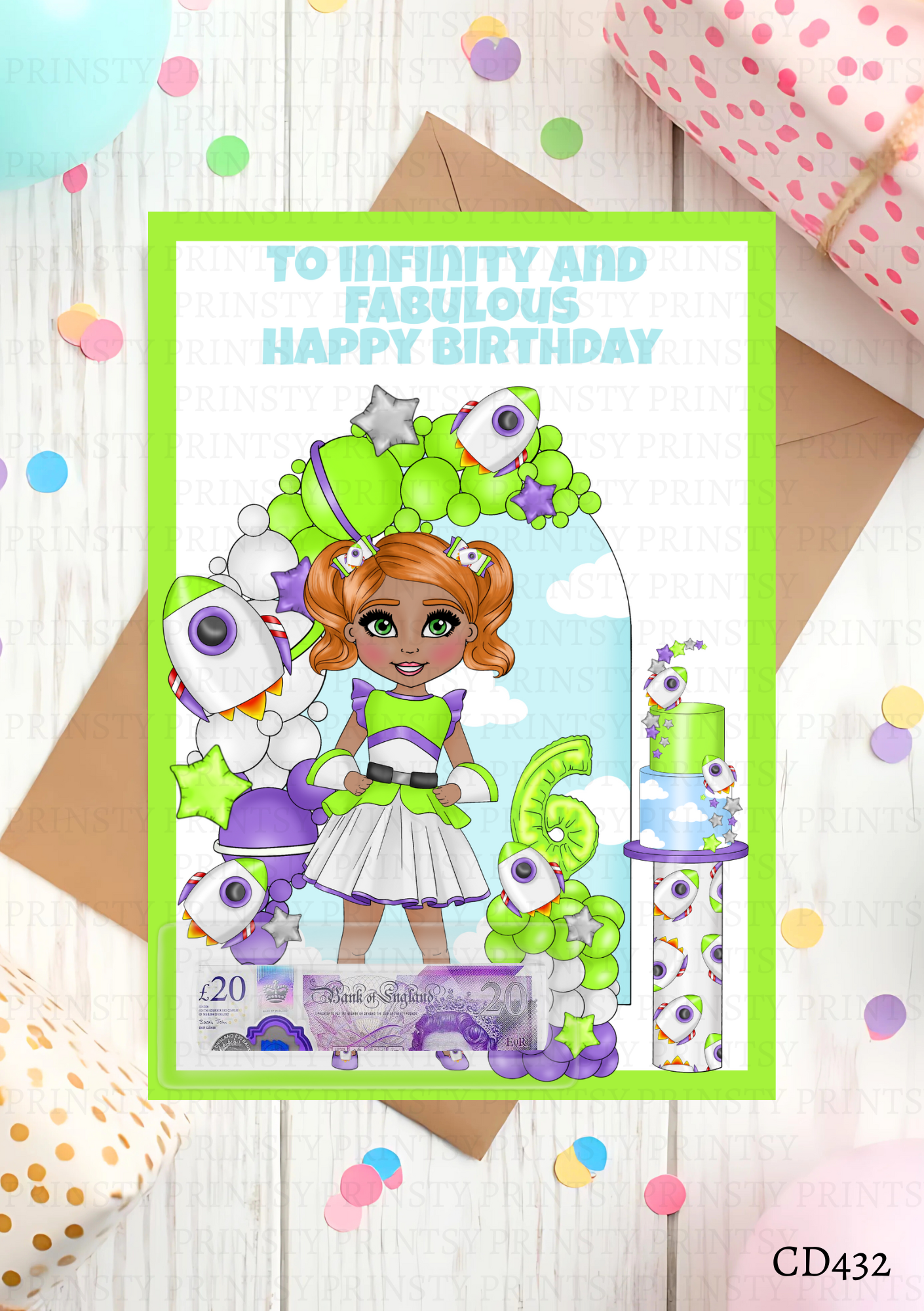 Toy Land Dolly Money Card