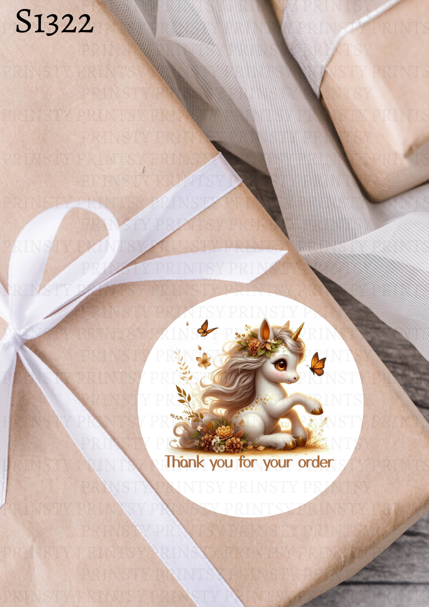 Autumn Unicorn Sticker Sheet