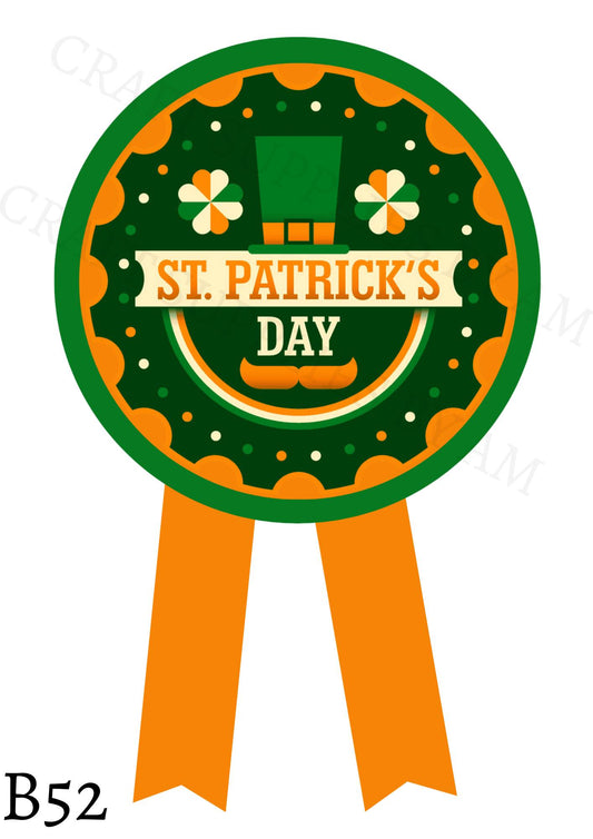 St Patricks Day Badge