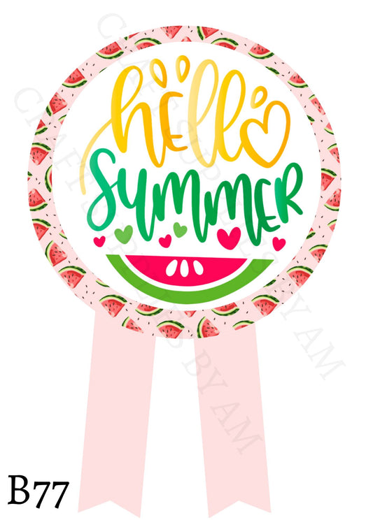 Summer Badge