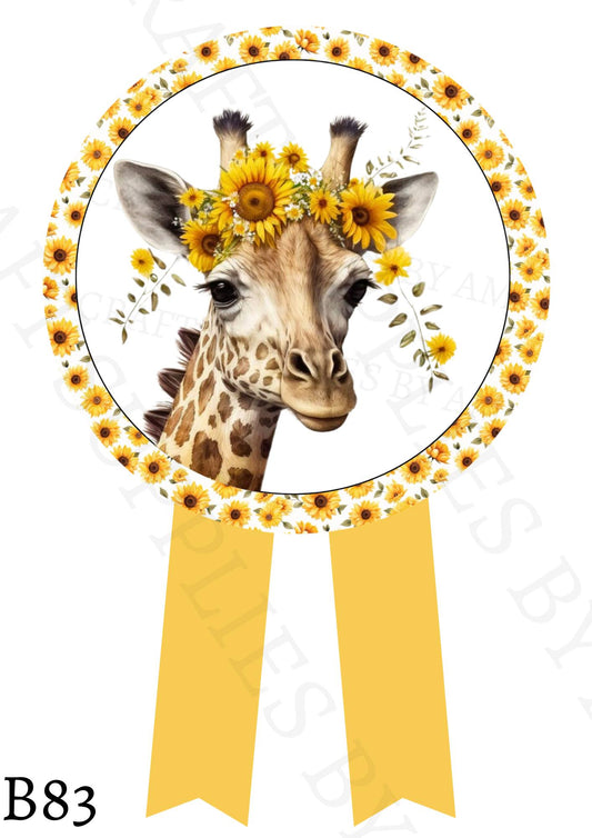 Giraffe Badge