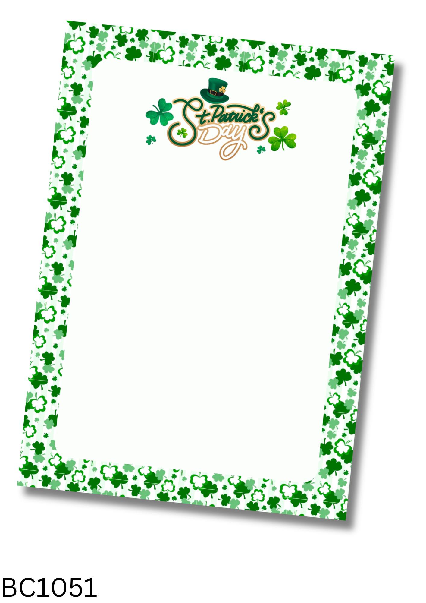 St Patricks Day Bow Card