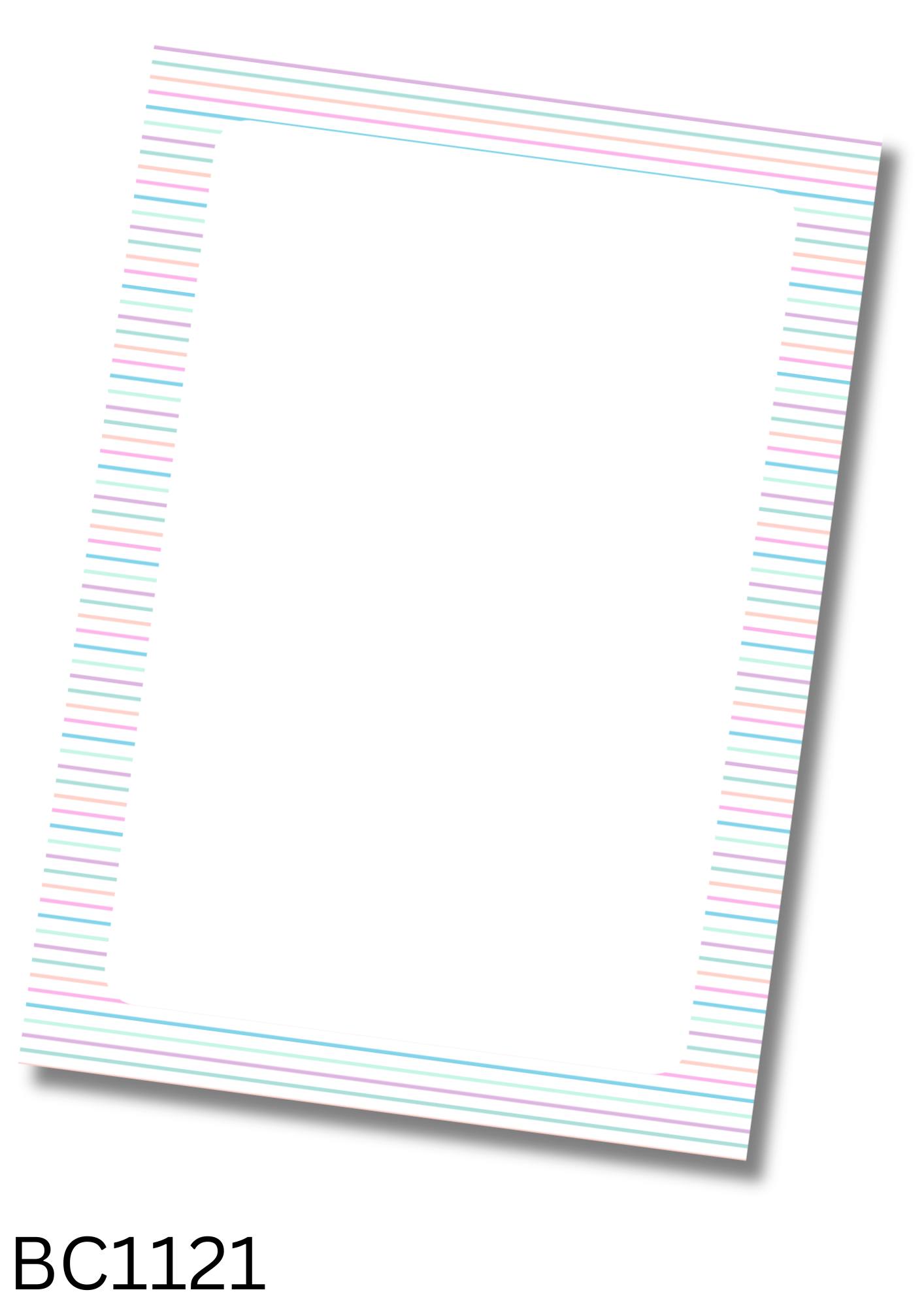 Striped Bow Card