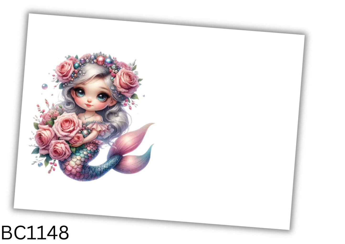 Mermaid Bow Card