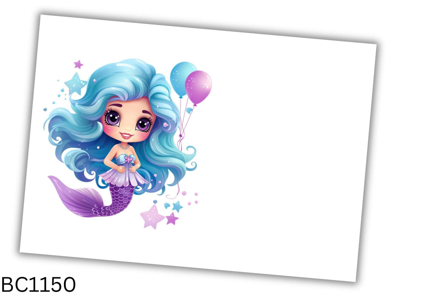 Mermaid Bow Card