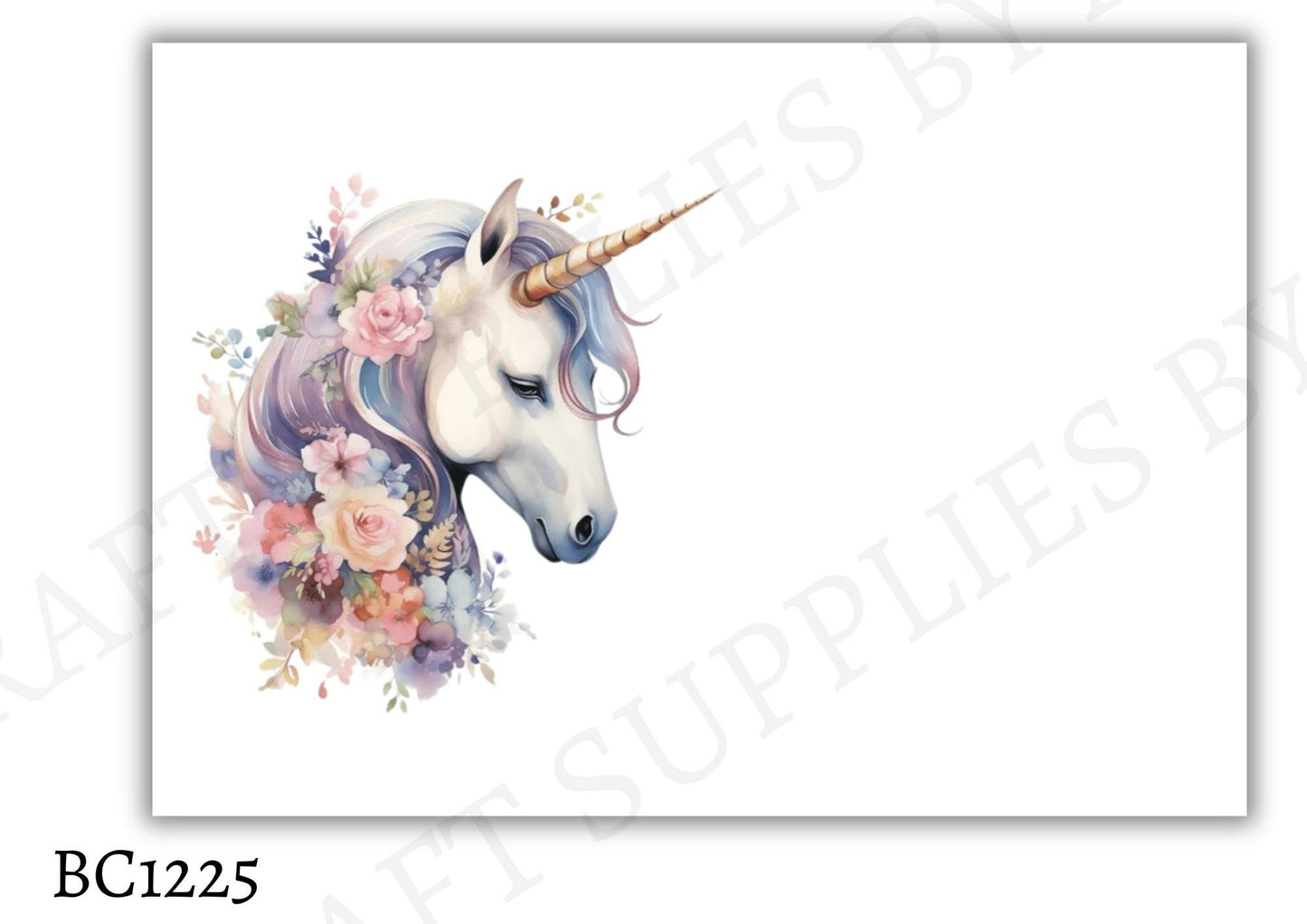 Unicorn Bow Card