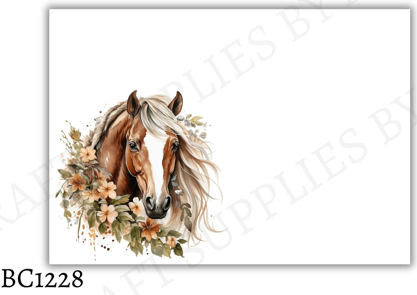 Horse Bow Card