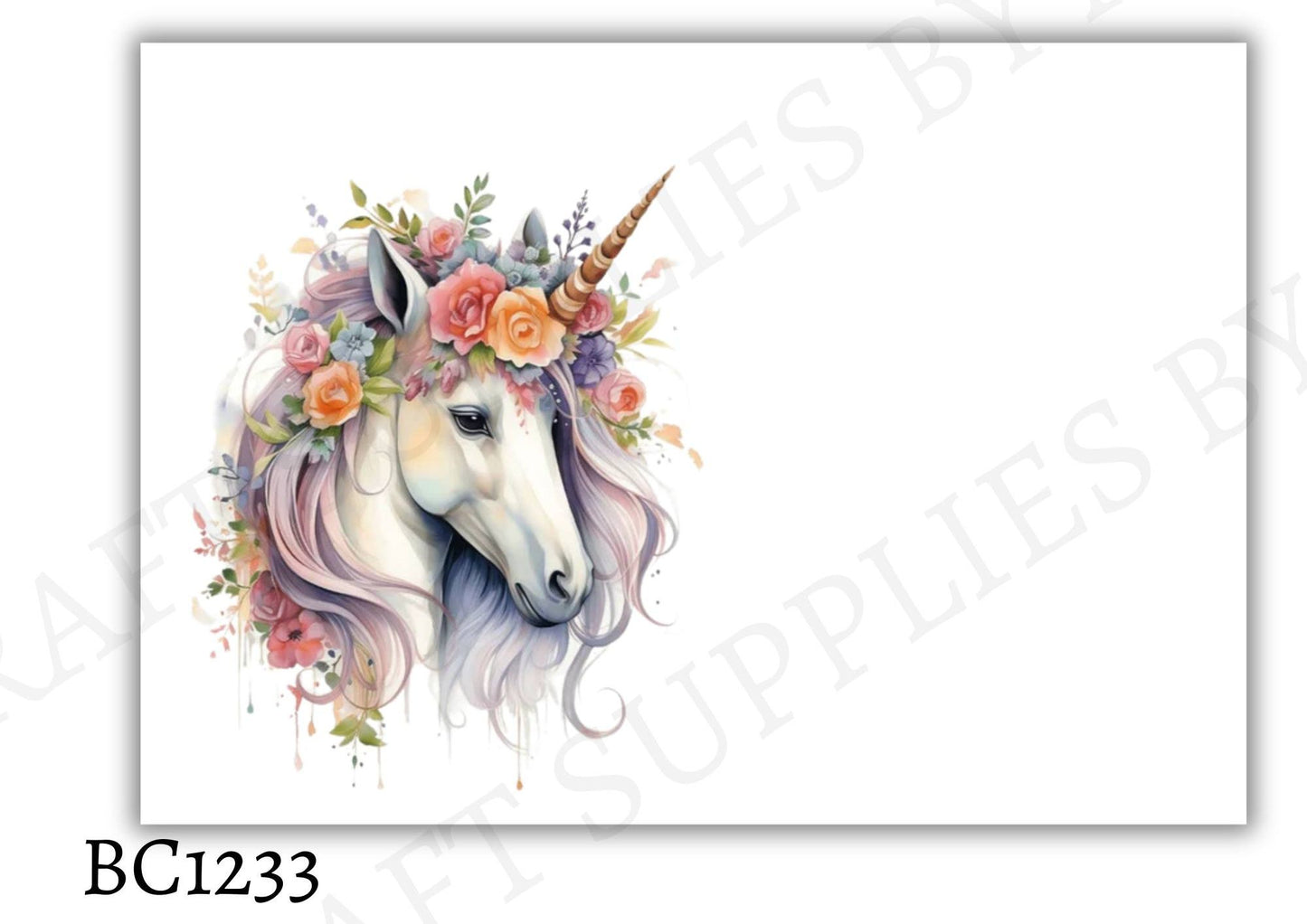 Unicorn Bow Card