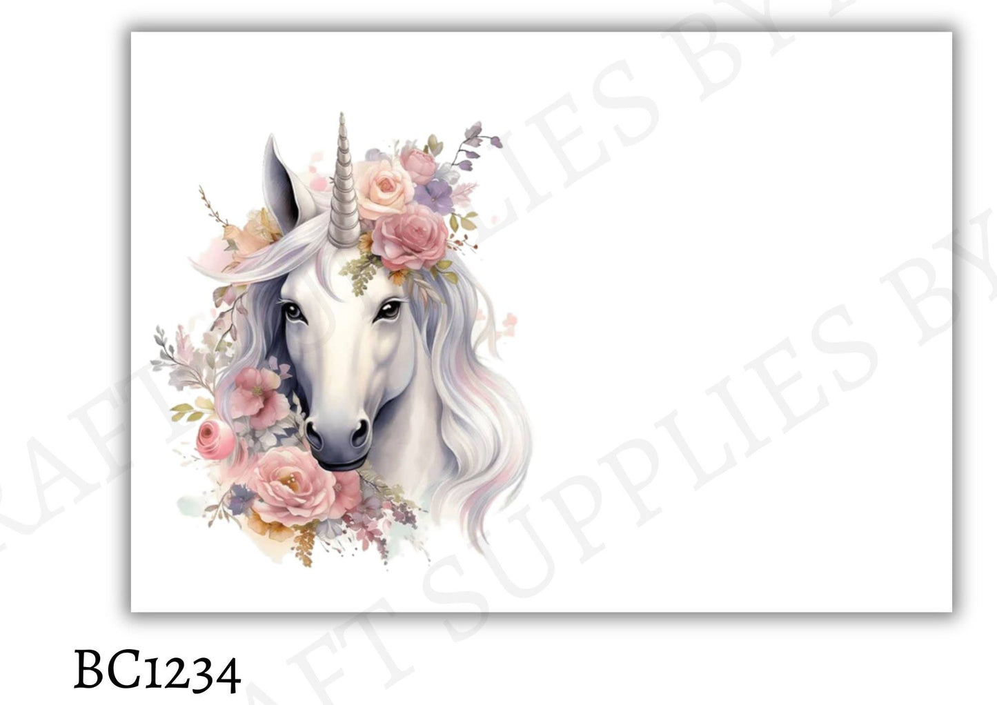 Unicorn Bow Card