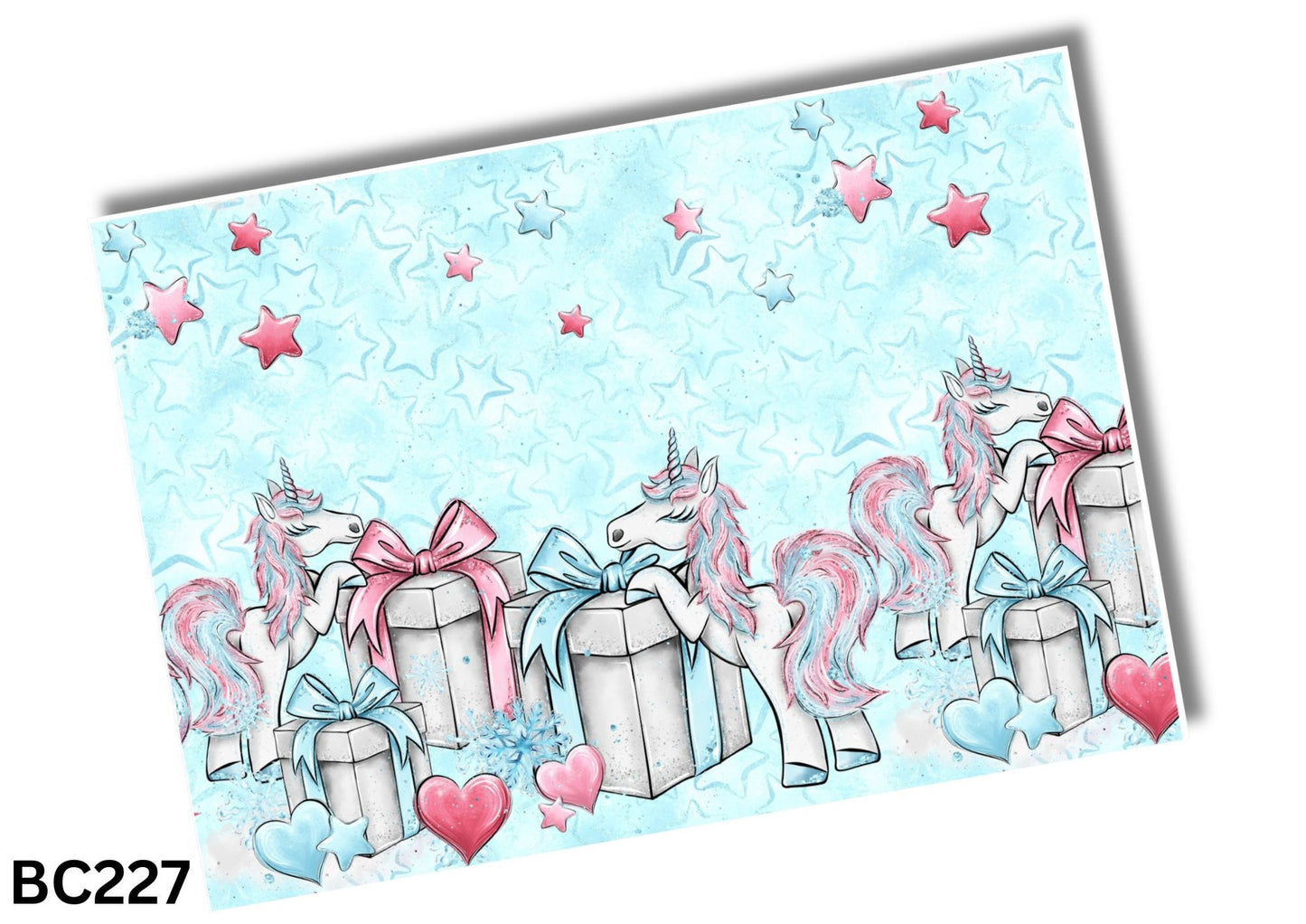 Unicorn Bow Card