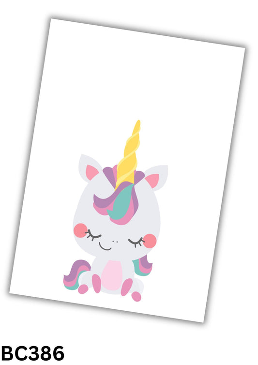 Unicorn Bow Card