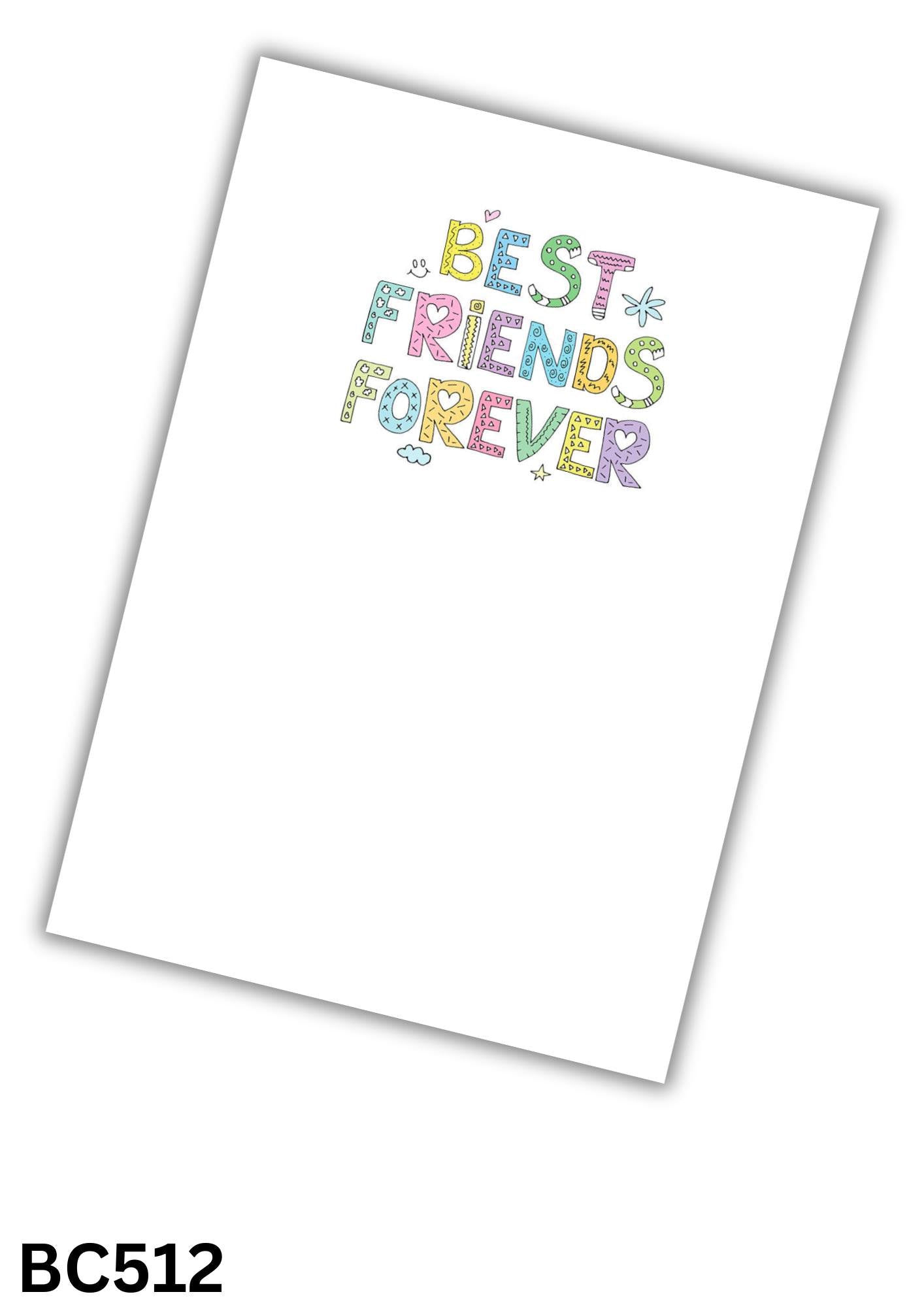 Best Friend Bow Card