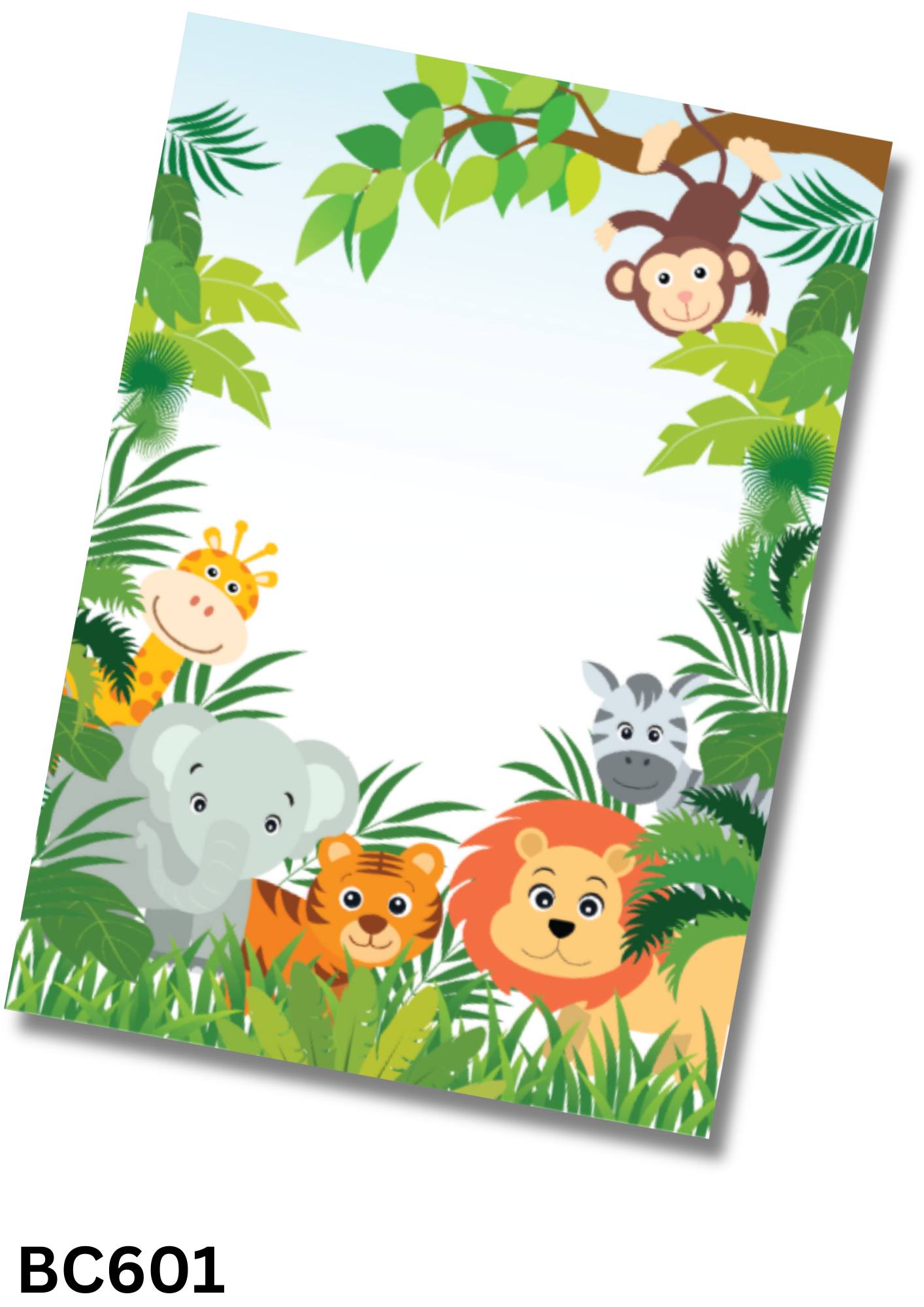 Safari Bow Card