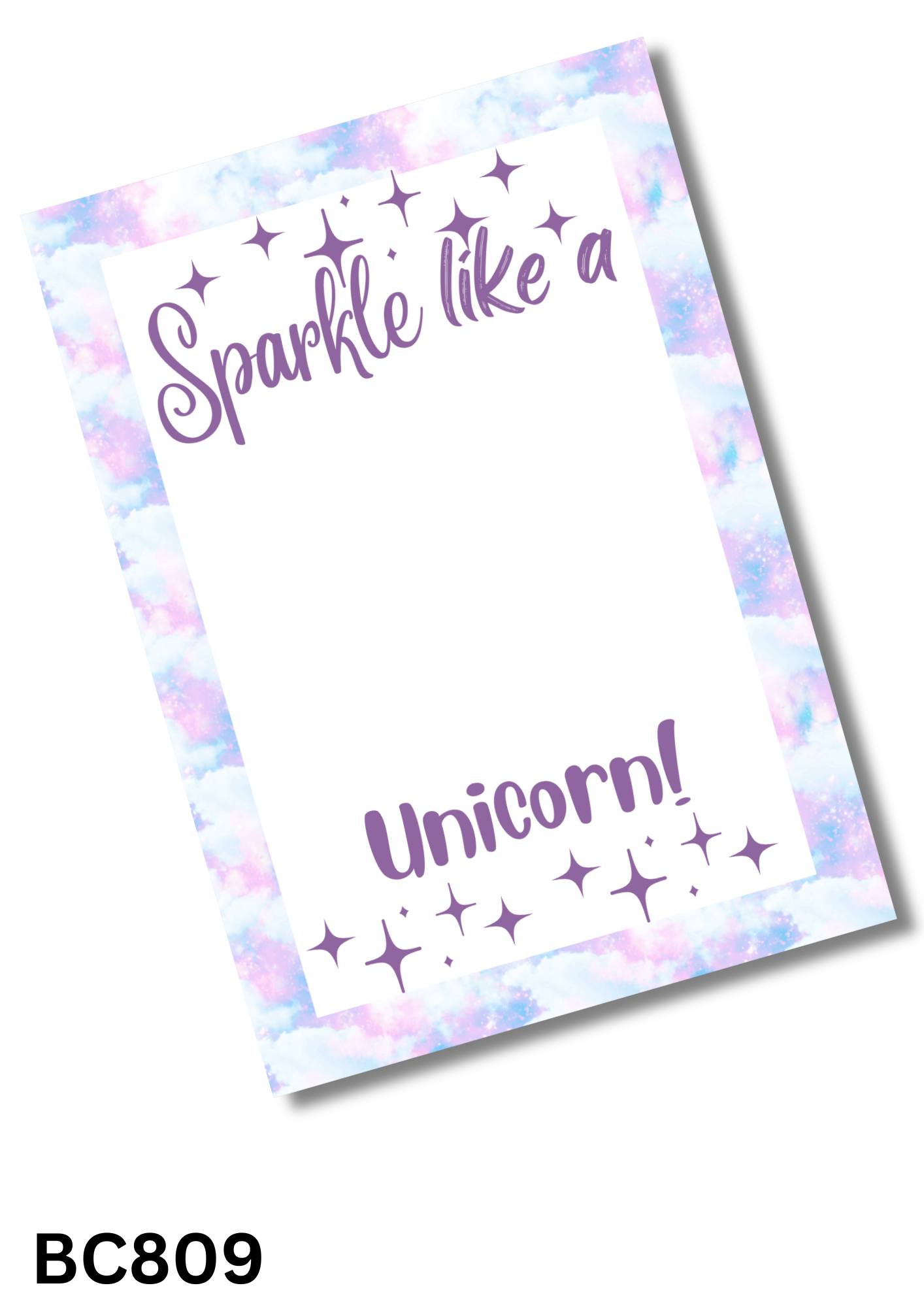 Unicorn Bow Card