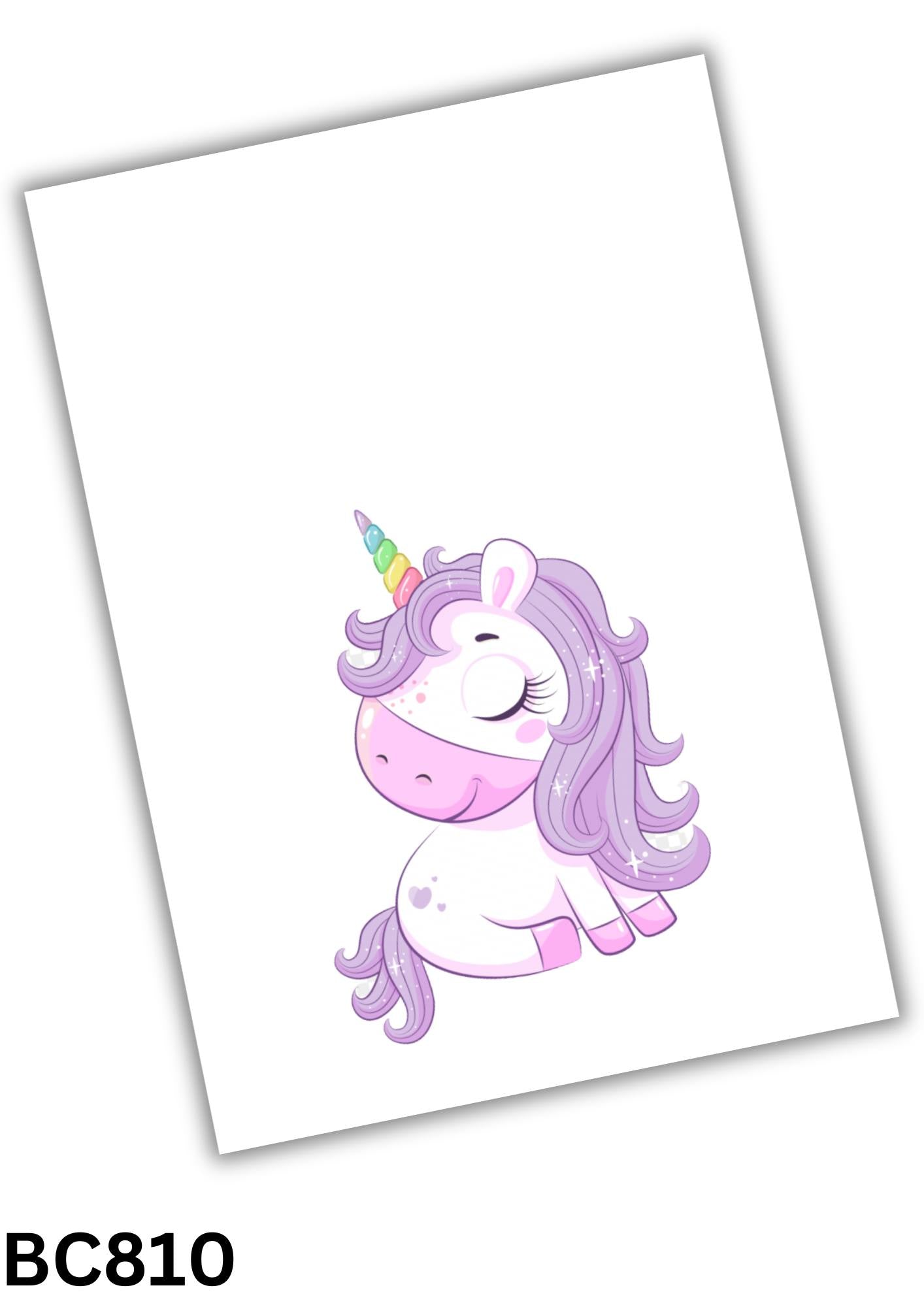 Unicorn Bow Card