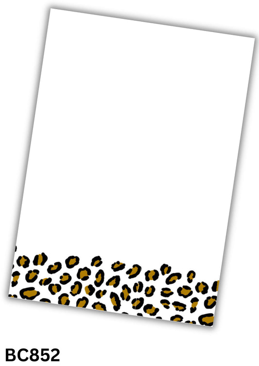 Animal Print Bow Card