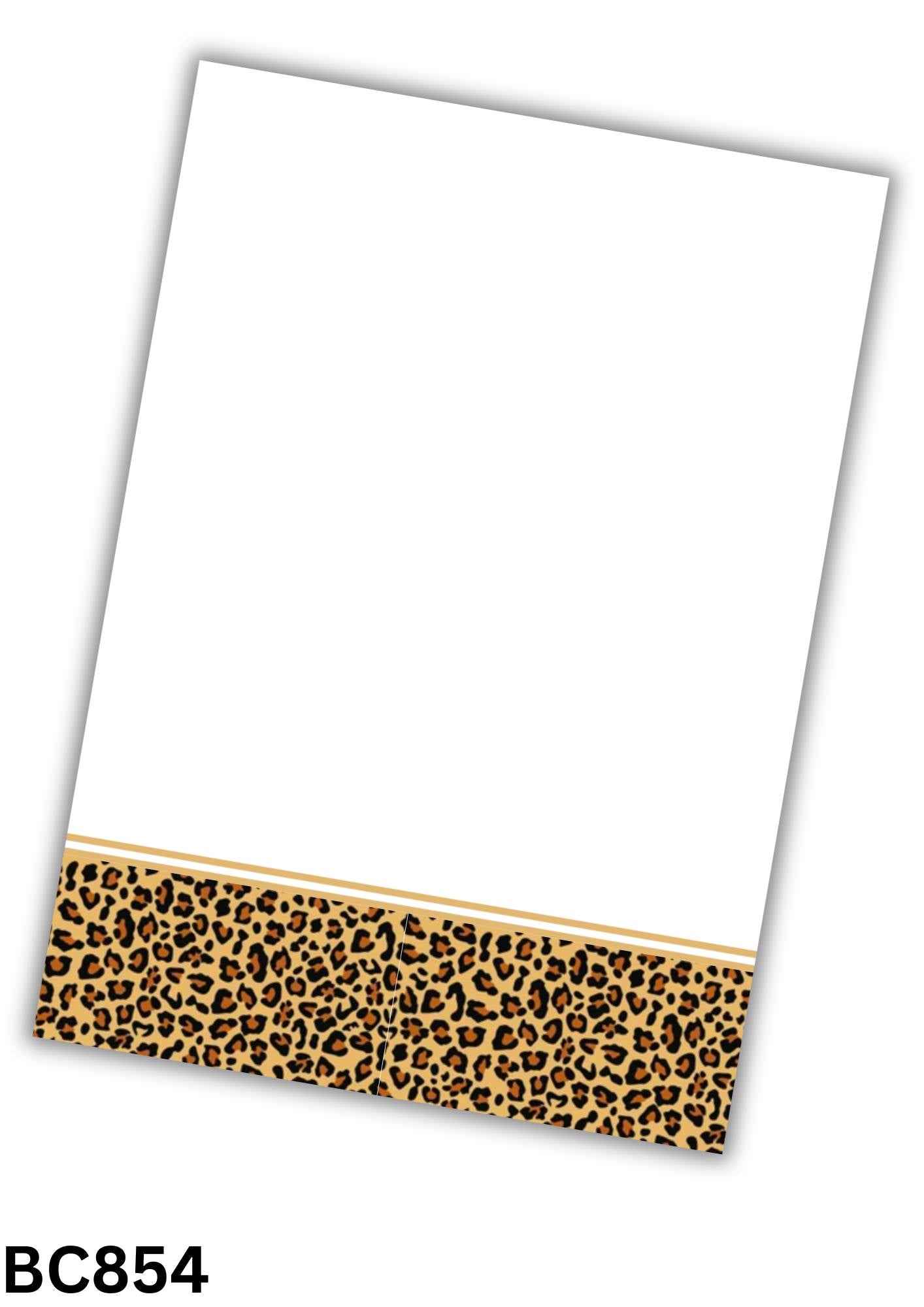 Animal Print Bow Card