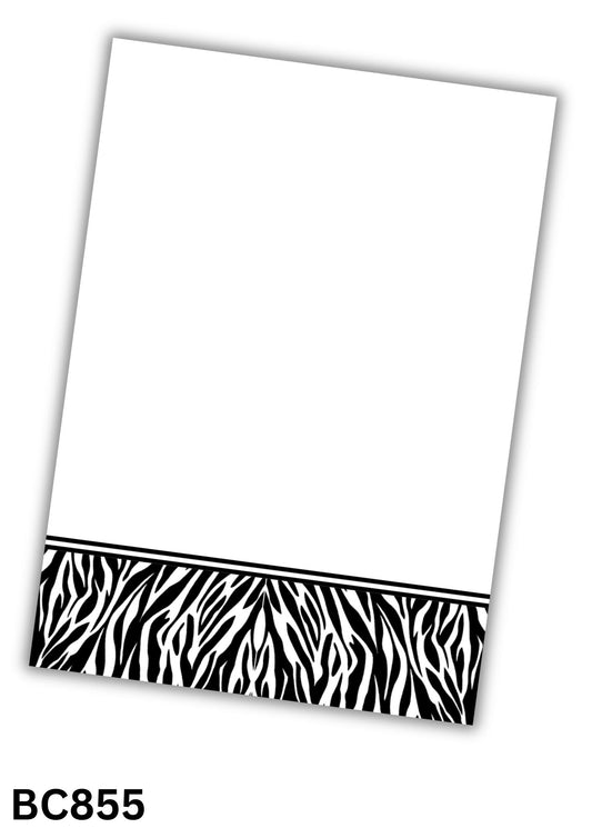 Animal Print Bow Card