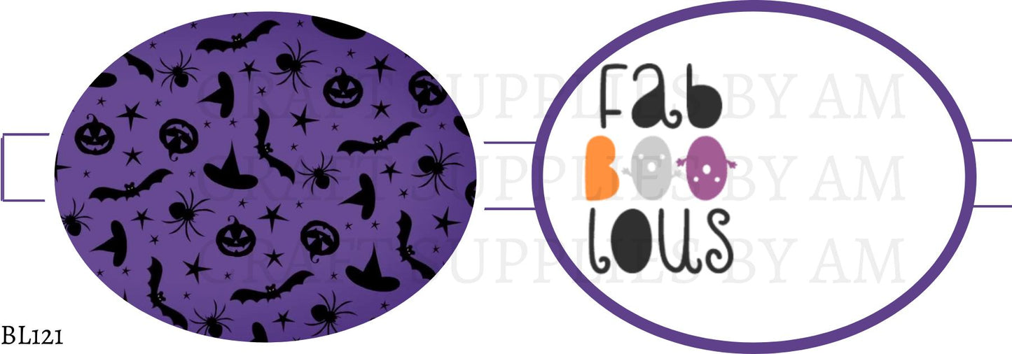 Halloween Precut Bow Loop