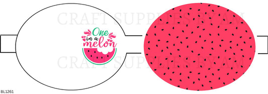 Watermelon Precut Bow Loop