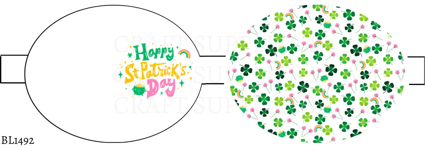 St Patrick's Day Precut Bow Loop