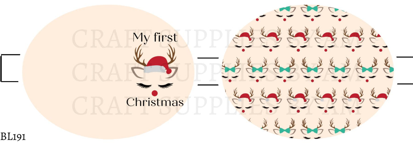 Christmas Precut Bow Loop