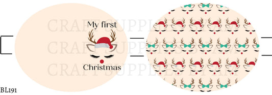 Christmas Precut Bow Loop