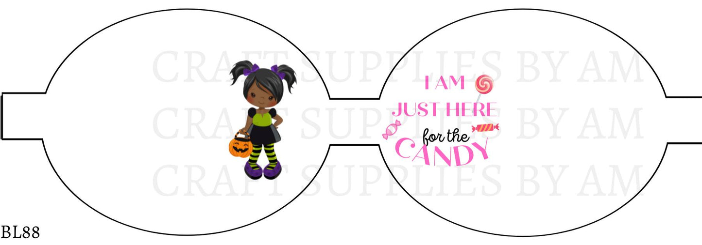 Halloween Precut Bow Loop