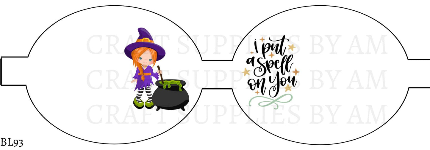 Halloween Precut Bow Loop