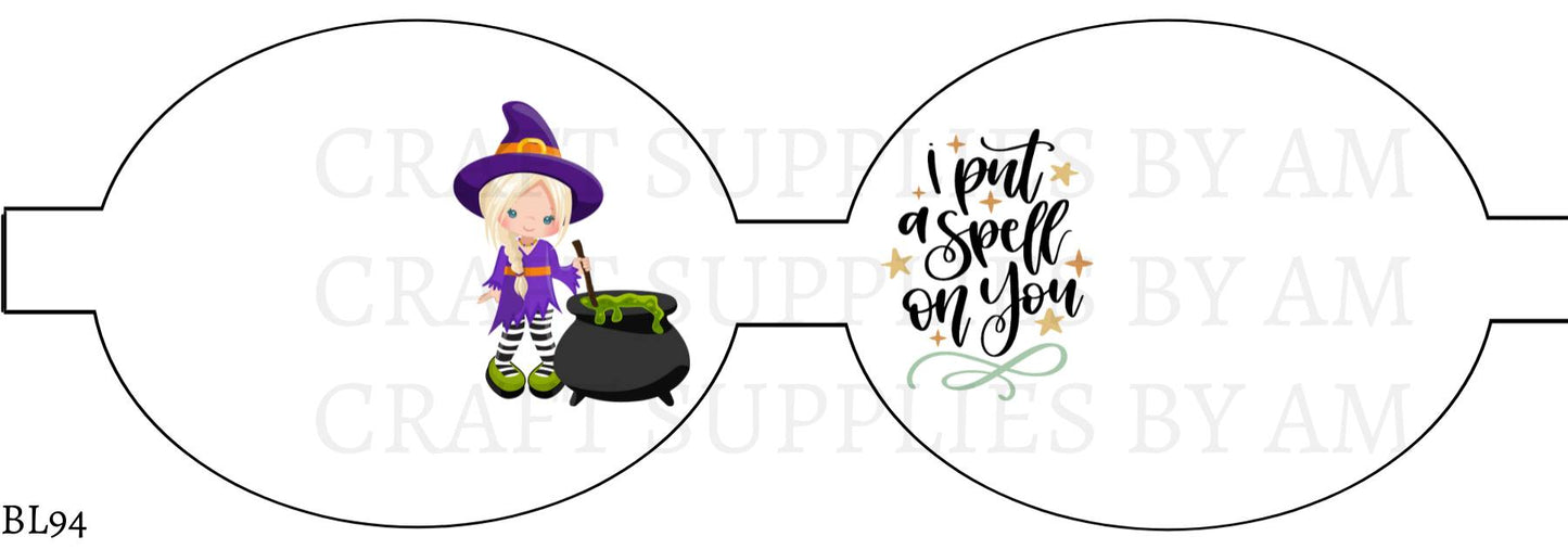 Halloween Precut Bow Loop