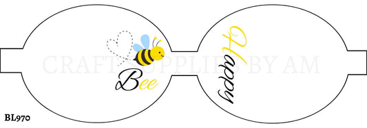 Bee Precut Bow Loop