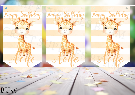 Giraffe Bunting