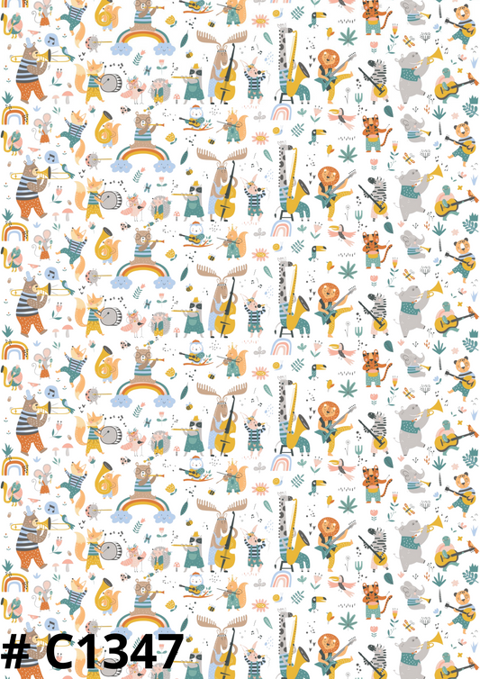 Safari Animals Canvas