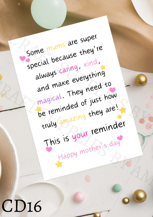 Mothers Day Card