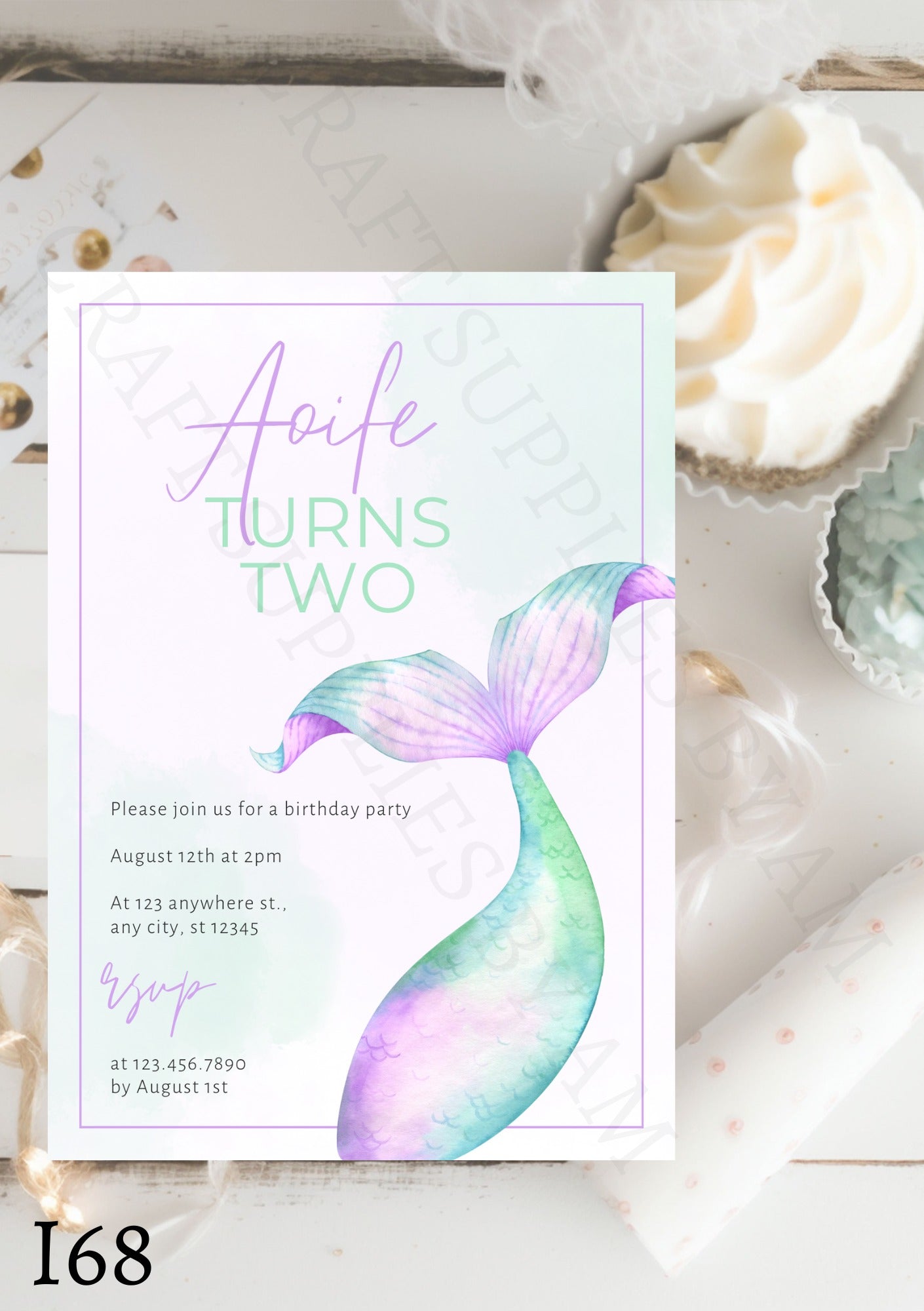 Mermaid Invite