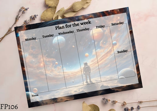 Space Weekly Planner