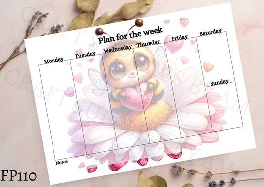 Bee Weekly Planner