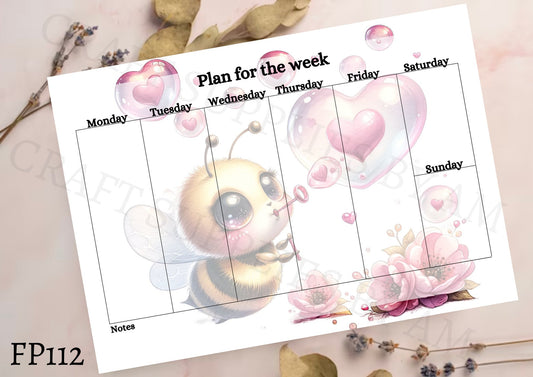 Bee Weekly Planner